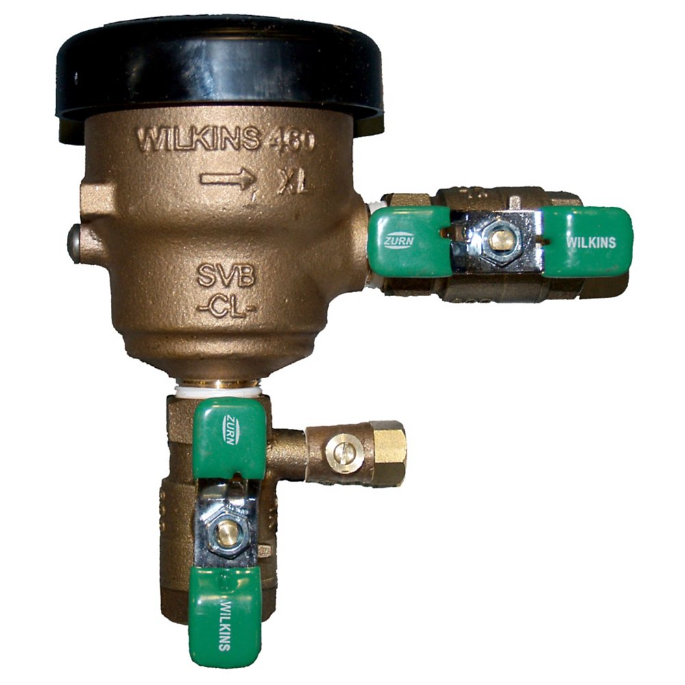 Zurn 12-460XL 1/2" Lead-Free Spill Resistant Pressure Vacuum Breaker Assembly, Bronze, FNPT