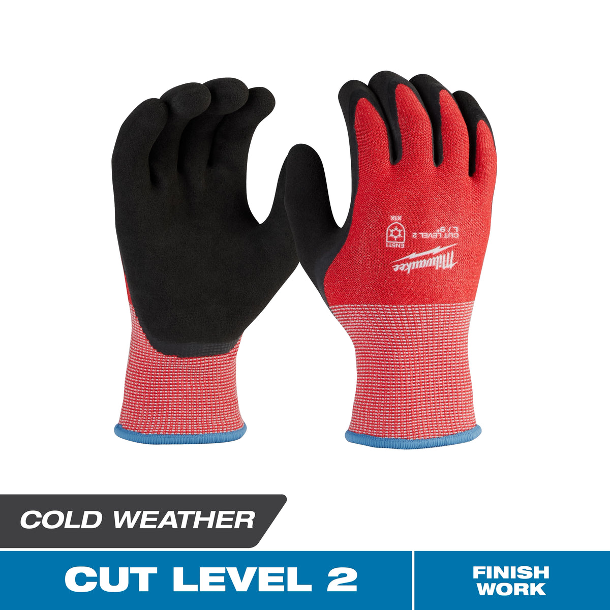 Milwaukee 48-73-7922E Cut Level 2 Winter Dipped Gloves - L (Pack of 864)