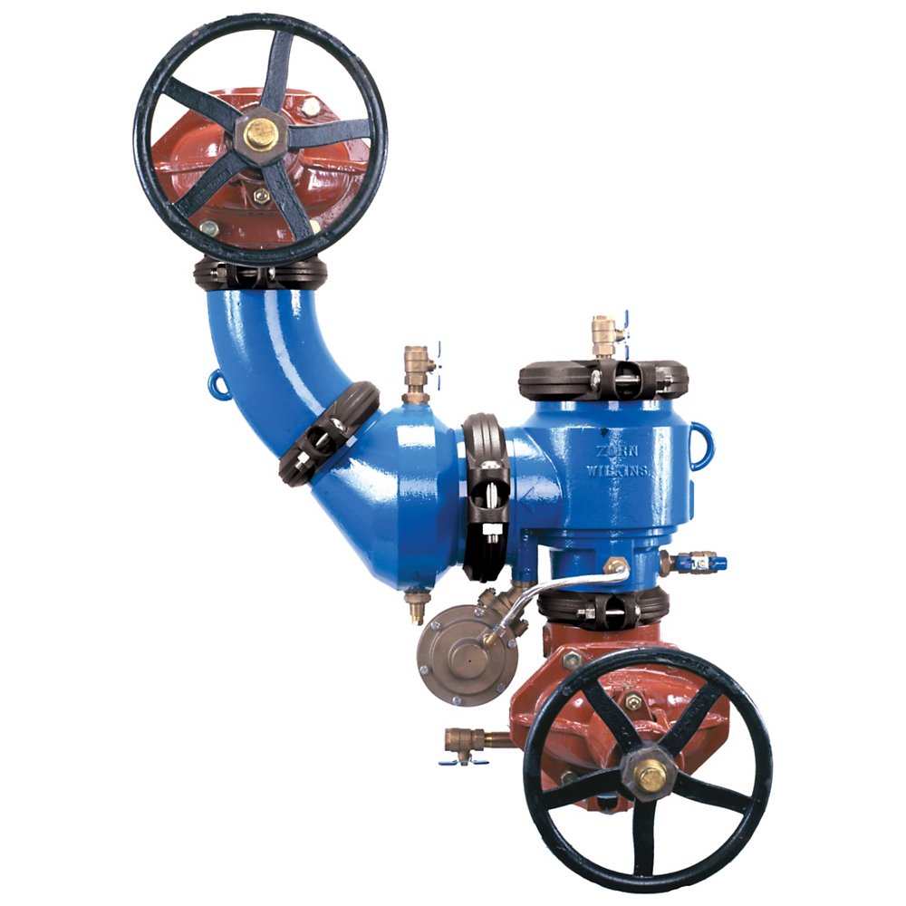 Zurn 6-475V Lead-Free Reduced Pressure Backflow Preventer, Ductile Iron, Flanged