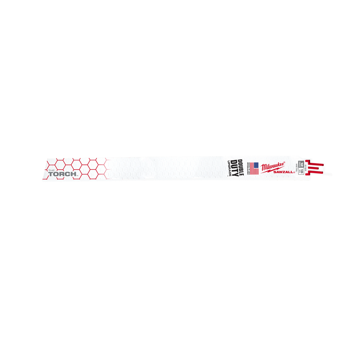 Milwaukee 48-01-7789 12" 18 TPI TORCH SAWZALL Blade for Medium Metal Bulk 100