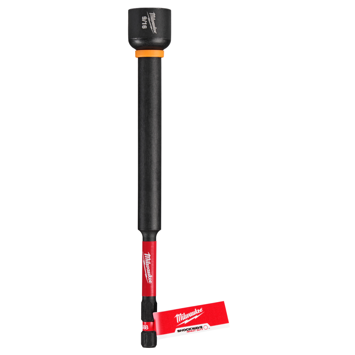 Milwaukee 49-66-4688 SHOCKWAVE Impact Duty 9/16" x 6" Magnetic Nut Driver Bulk 10