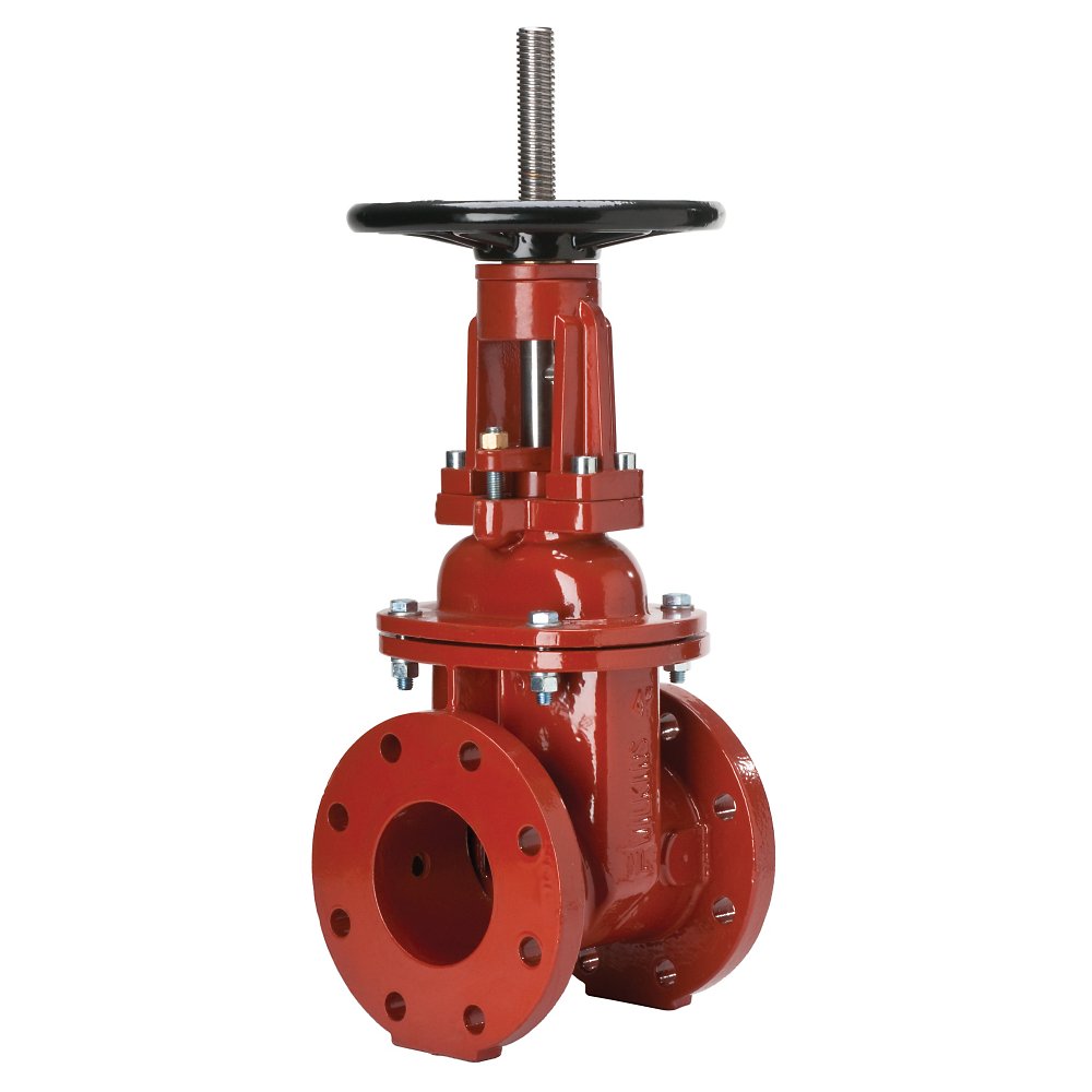 Zurn 6-48OSYG Lead-Free Resilient Wedge Gate Valve with Outside Stem & Yoke (OS&Y)