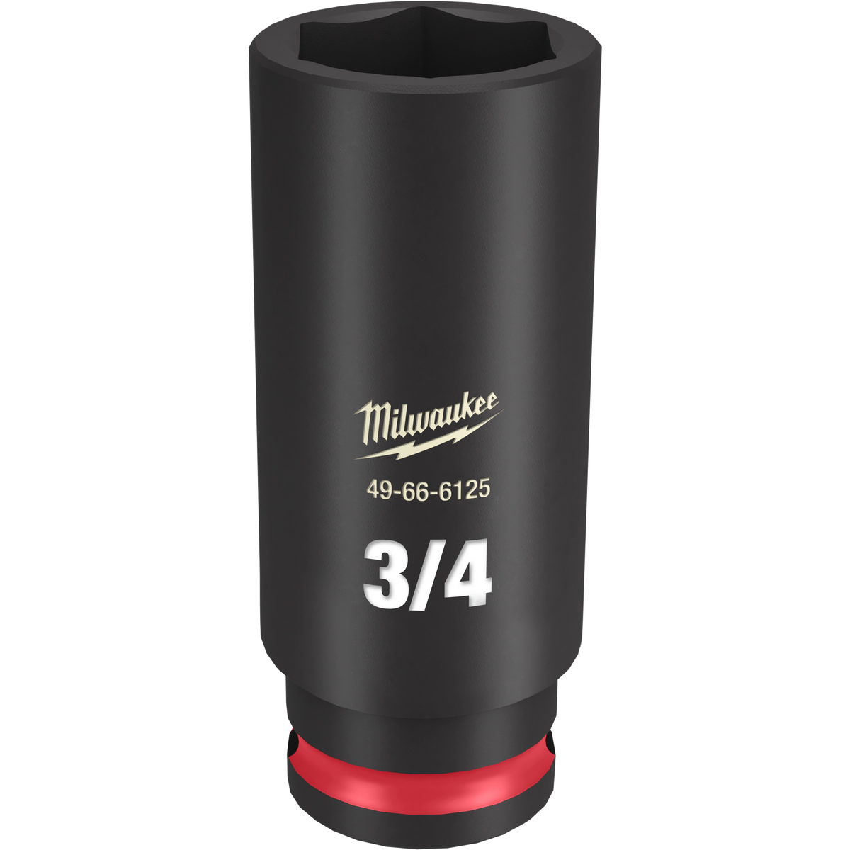 Milwaukee 49-66-6125 SHOCKWAVE Impact Duty 3/8" Drive 3/4" Deep 6 Point Socket