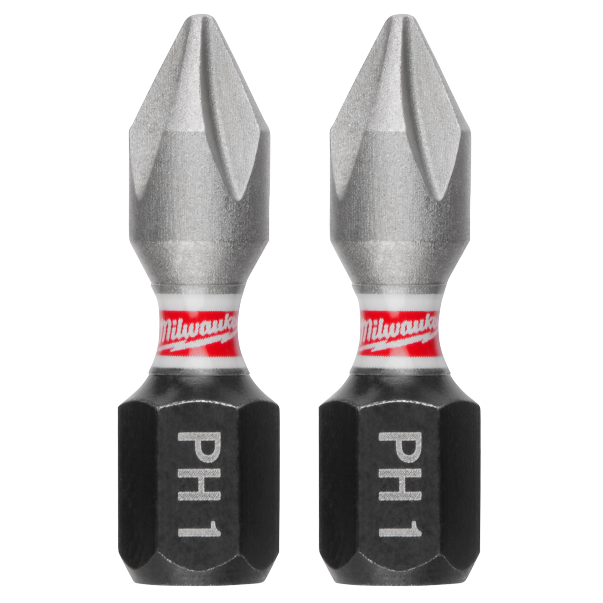 Milwaukee 48-32-4111 SHOCKWAVE Impact Phillips #1 Insert Bits (25 Pack)