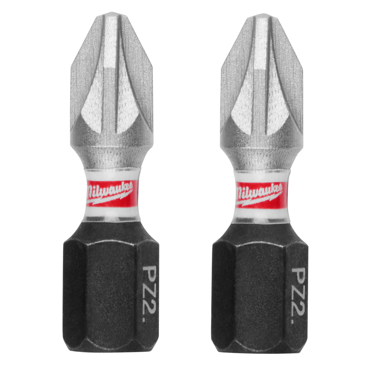 Milwaukee 48-32-4432 SHOCKWAVE Impact Duty 1" Pozidriv #2 Insert Bits (Pack of 6)