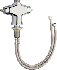 Chicago Faucets 50-LESHAB Lead-Free Deck-mounted manual faucet, single-hole mounting