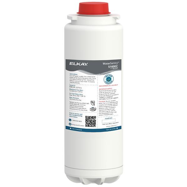 Elkay 51600C Replacement Filter Cartridge, 6,000 Gal