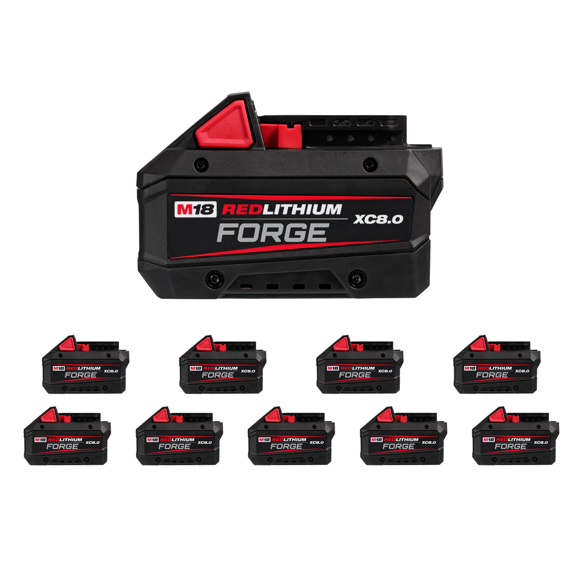 Milwaukee 48-11-1883 M18 REDLITHIUM FORGE XC8.0 Battery (10 Pk)