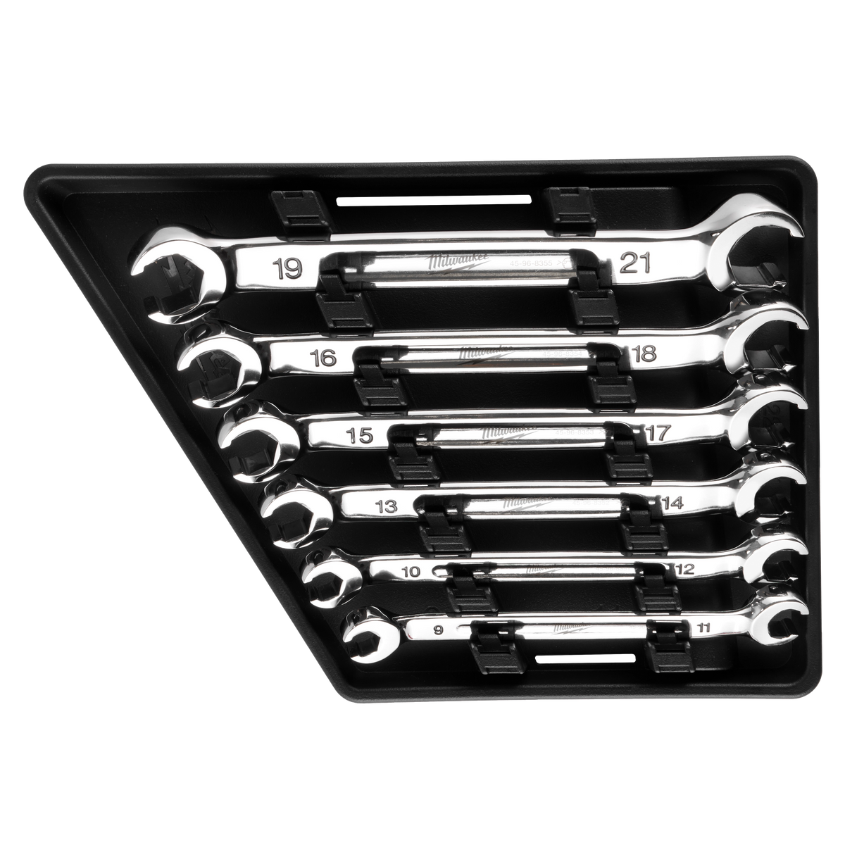 Milwaukee 48-22-9471 6pc Double End Flare Nut Wrench Set - Metric