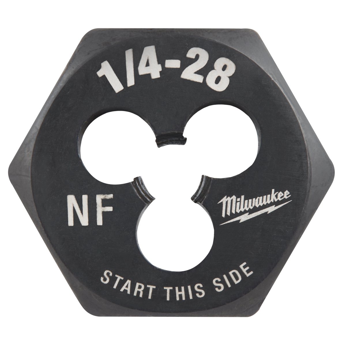 Milwaukee 49-57-5338 1/4"-28 NF 1-Inch Hex Threading Die