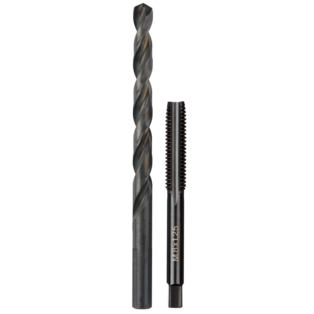 Milwaukee 49-57-5543 M8-1.25 mm Straight Flute Plug Tap & H Drill Bit