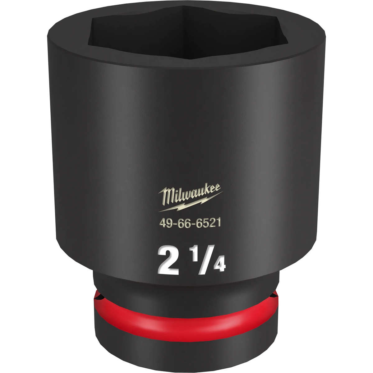 Milwaukee 49-66-6521 SHOCKWAVE Impact Duty 1" Drive 2-1/4" Deep 6 Point Socket