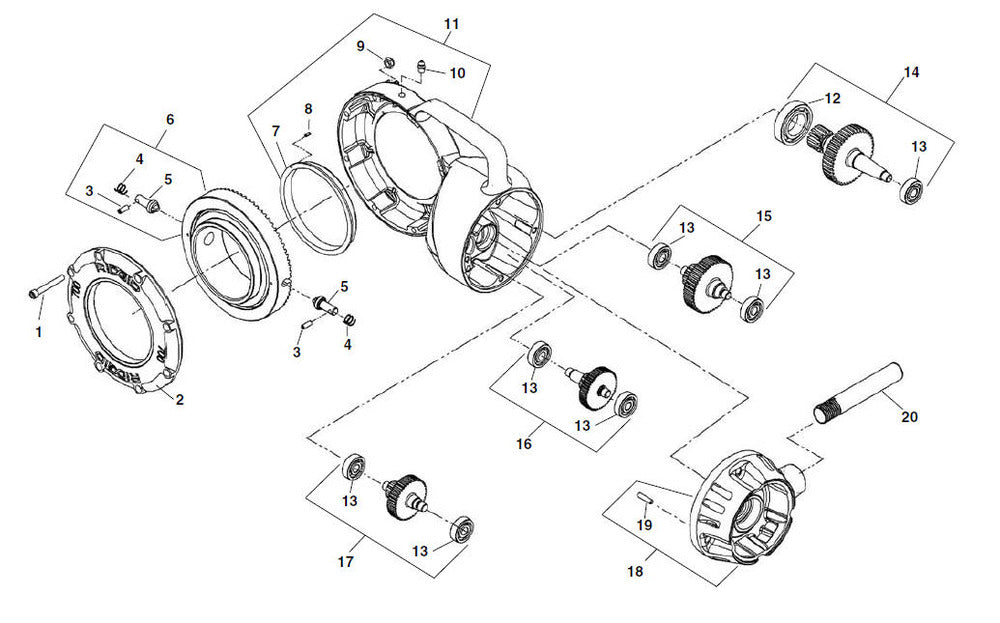 RIDGID 76562 Bearing, for 700 Power Drive and Portable Power Drive