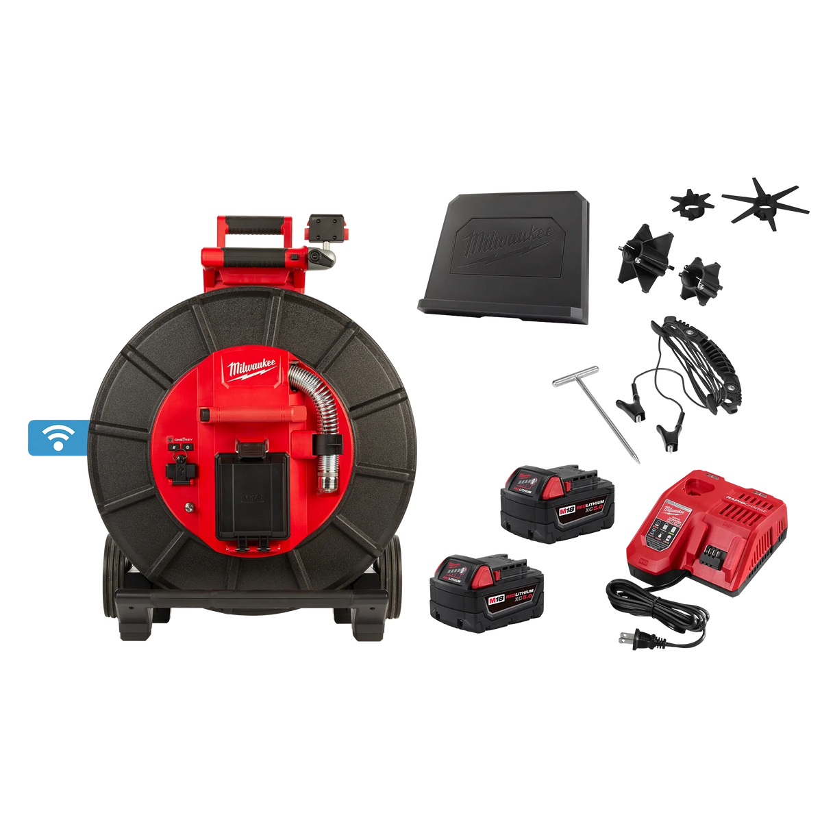 Milwaukee 3974-22 M18 200’ Stiff Modular Pipeline Inspection System