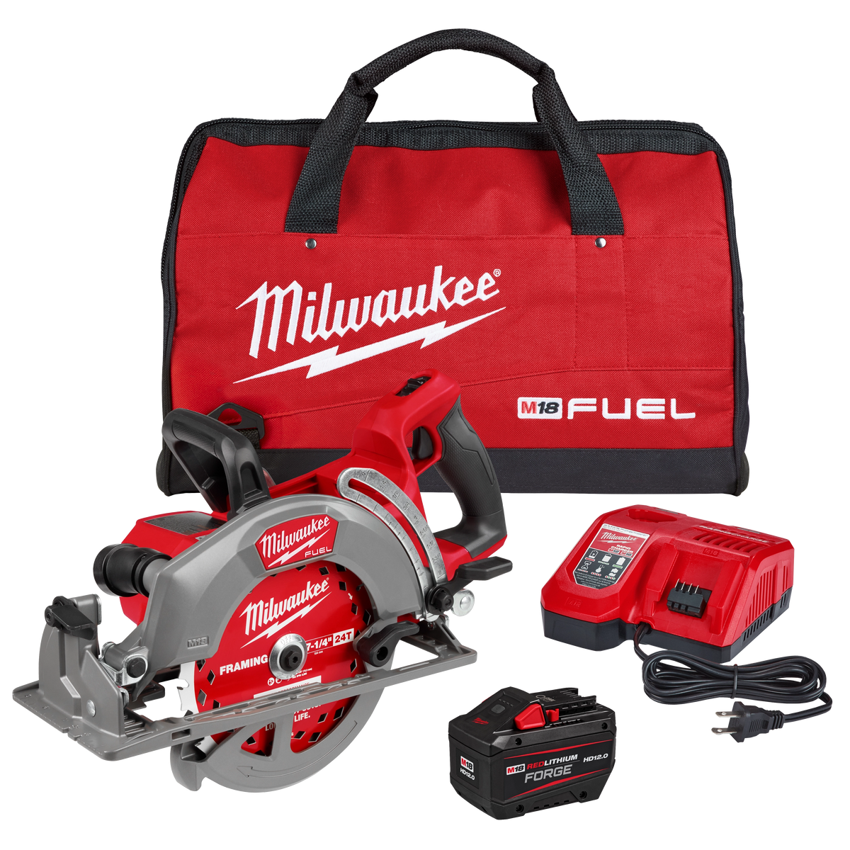 Milwaukee 2930-21HD M18 FUEL 7-1/4" Rear Handle Circular Saw Kit