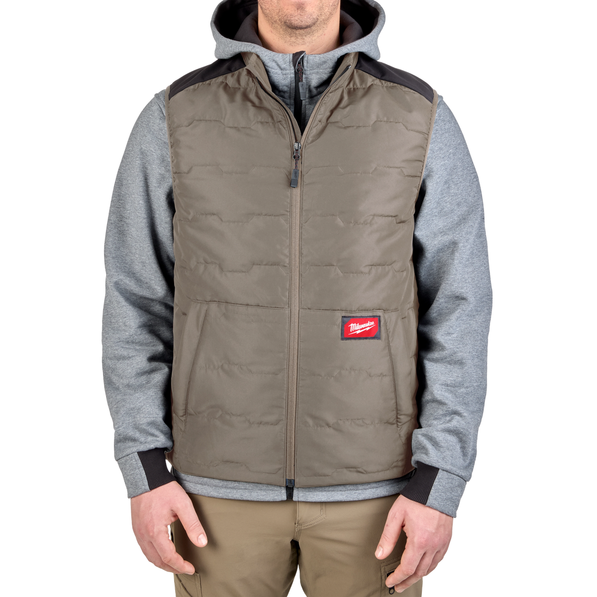 Milwaukee M350N-2X FREEFLEX Lightweight Insulated Vest Brown 2X