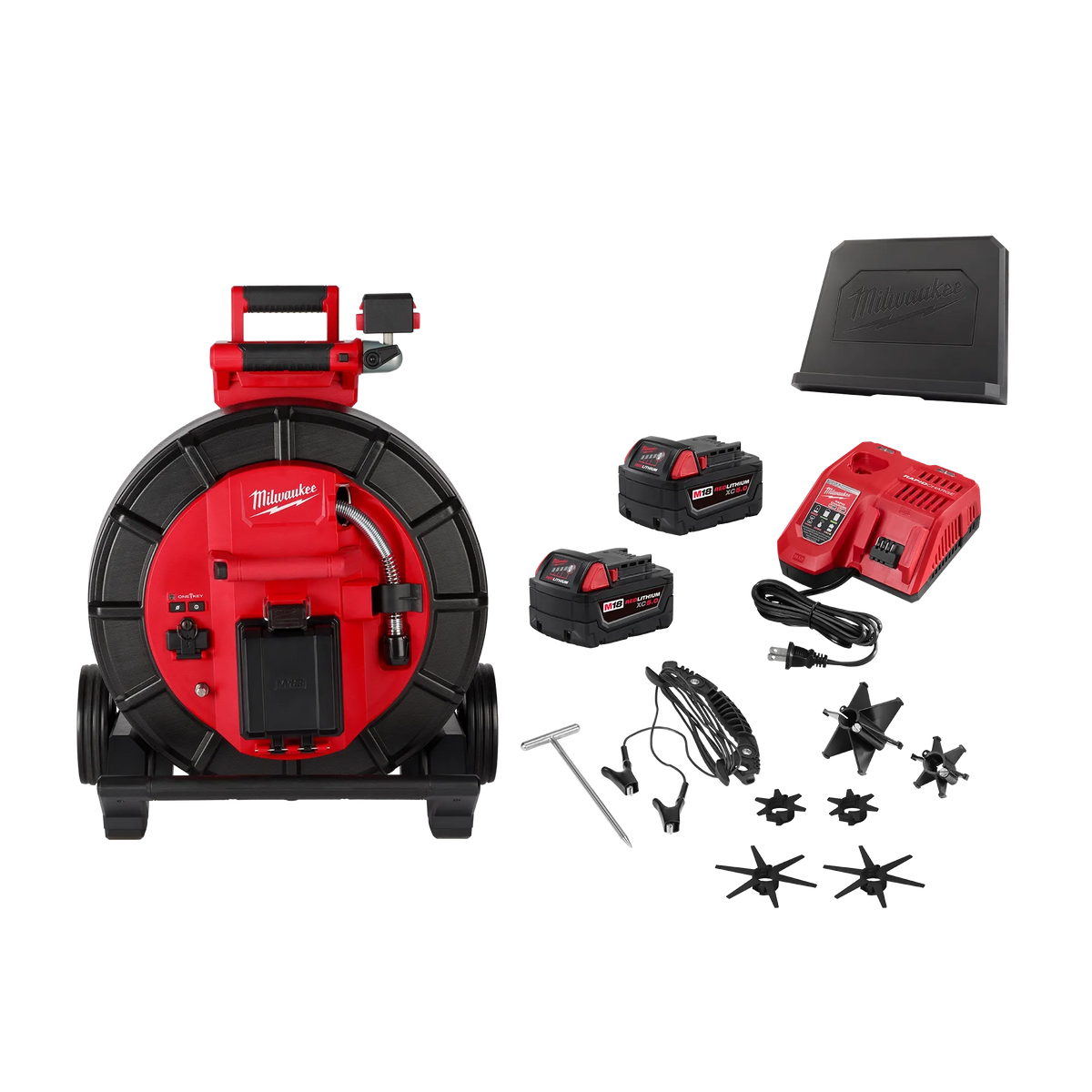 Milwaukee 3975-22 M18 200’ Mid-Stiff Modular Pipeline Inspection System