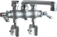 Chicago Faucets 686-RCF Manual laundry tray faucet with mounting clamps, NPT