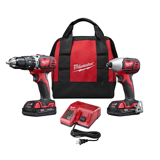 Milwaukee 2697-22CT M18 Cordless LITHIUM-ION 2-Tool Combo Kit