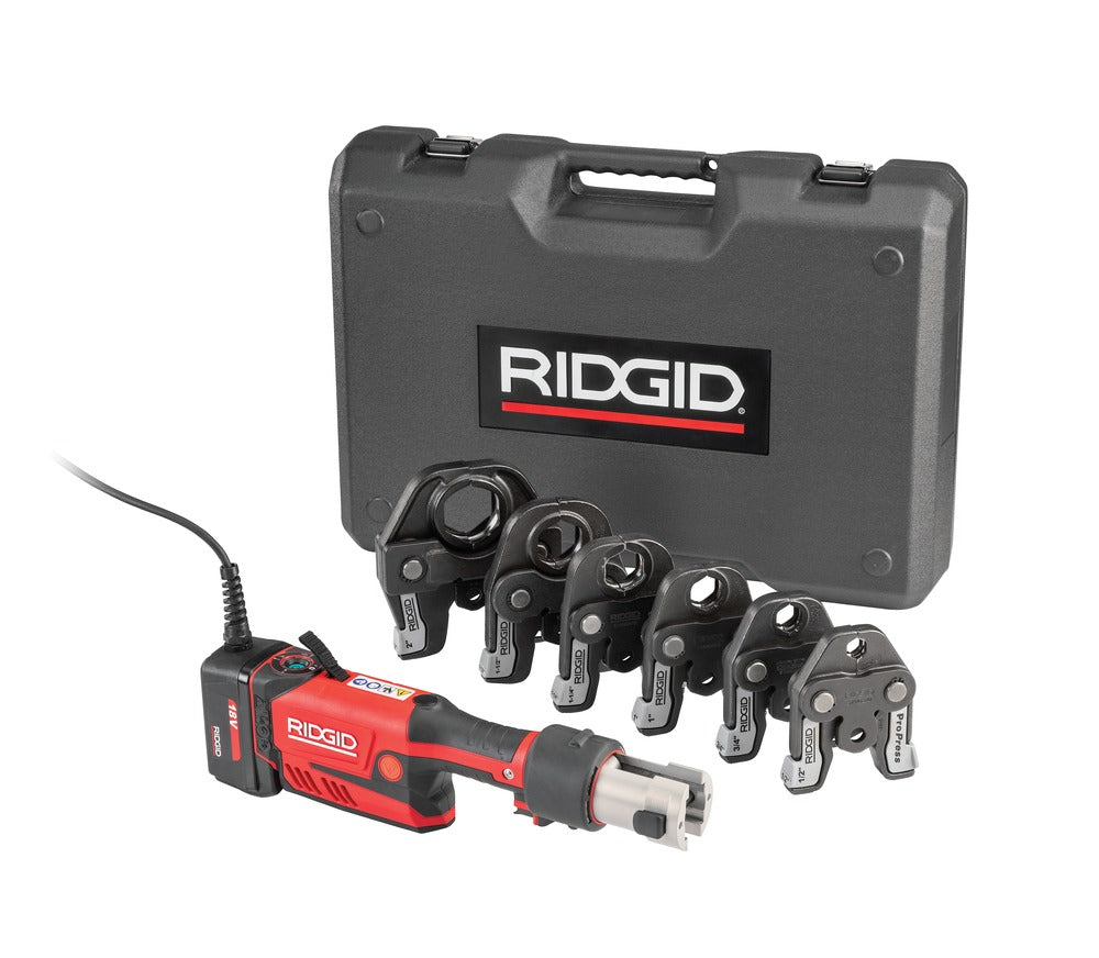 RIDGID 67193 RP 351 Corded Press Tool Kit with ProPress Jaws (1/2" - 2")