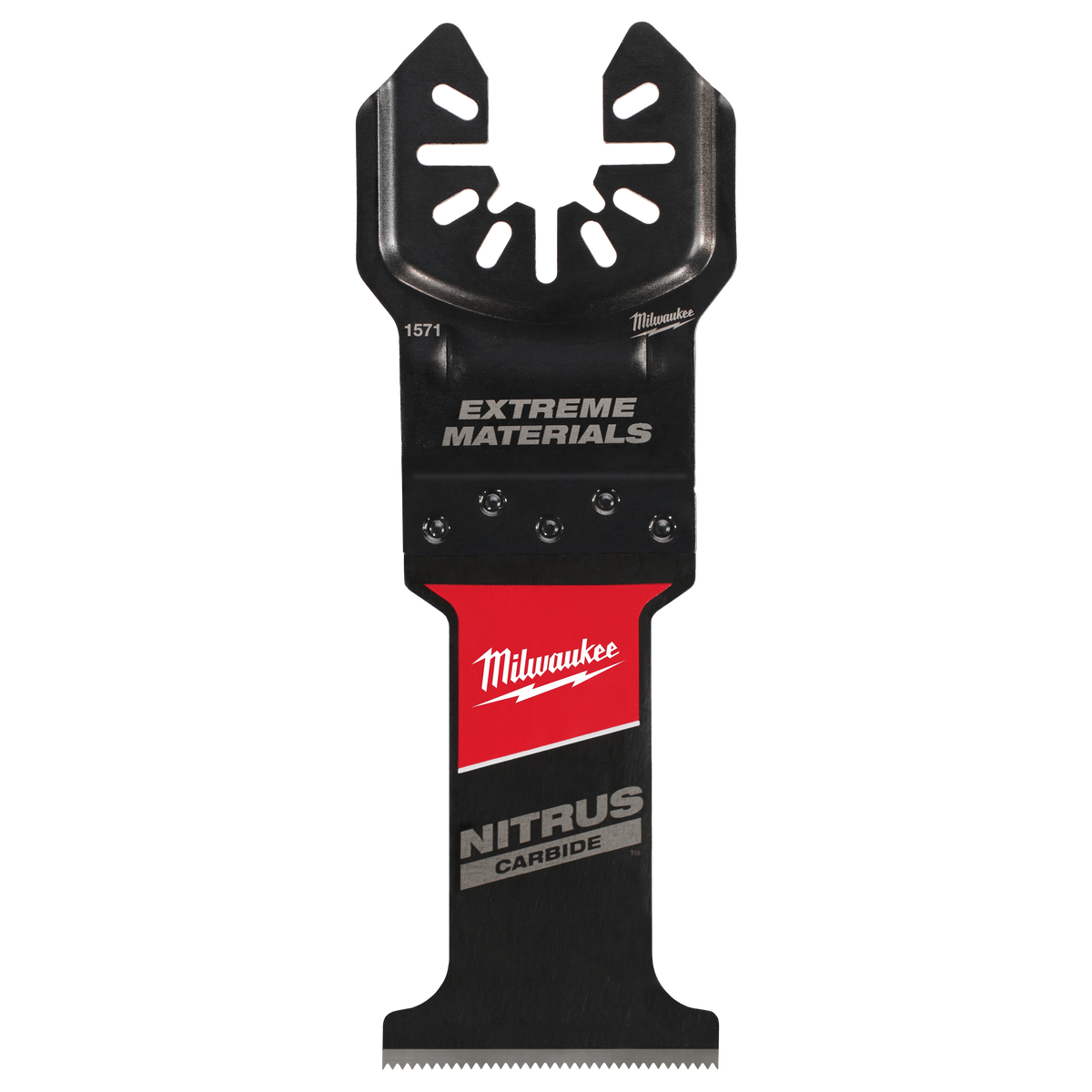 Milwaukee 49-25-1571 1-3/8" NITRUS Carbide Extreme Materials Universal Fit Oscillating Multi-Tool Blade (1 PK)