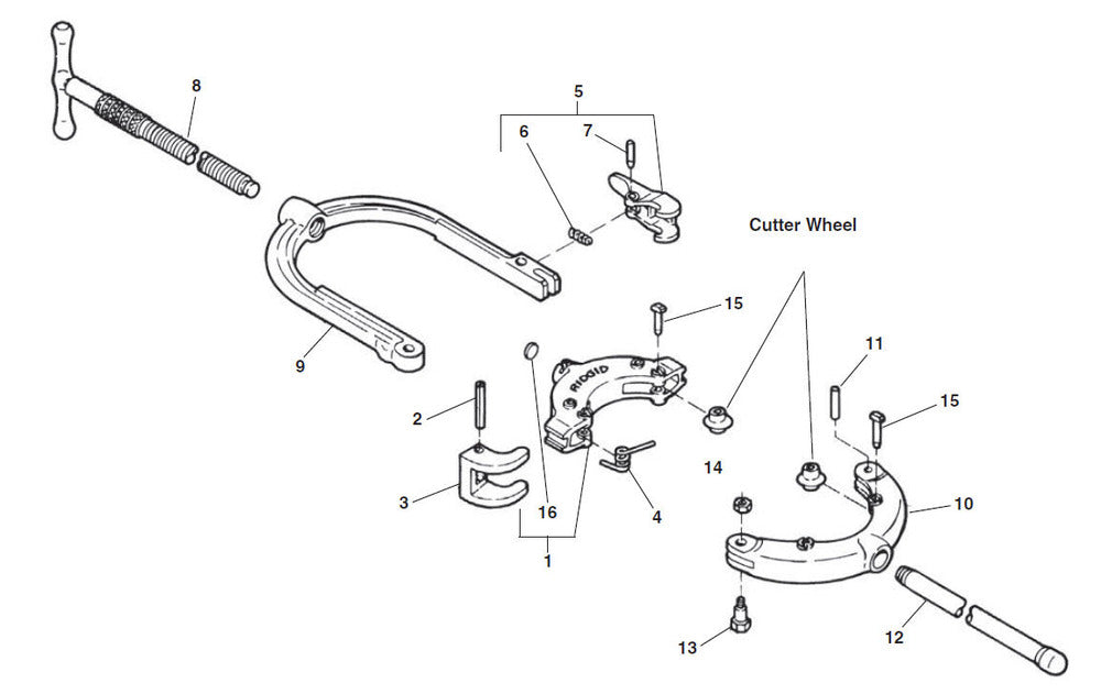 RIDGID 75872 Wear Plug, for Hinged Pipe Cutters