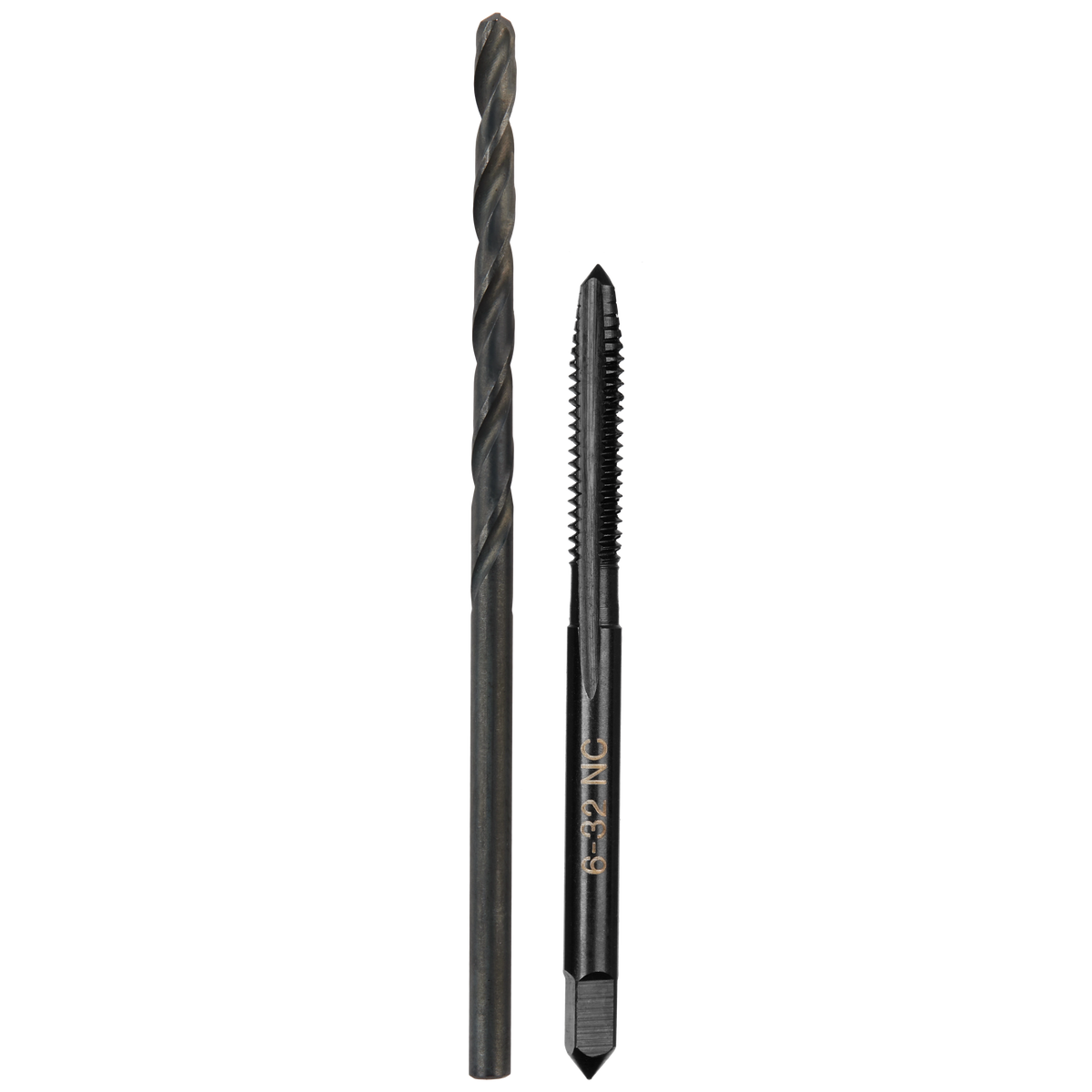 Milwaukee 49-57-5515 6-32 NC Straight Flute Plug Tap & #36 Drill Bit