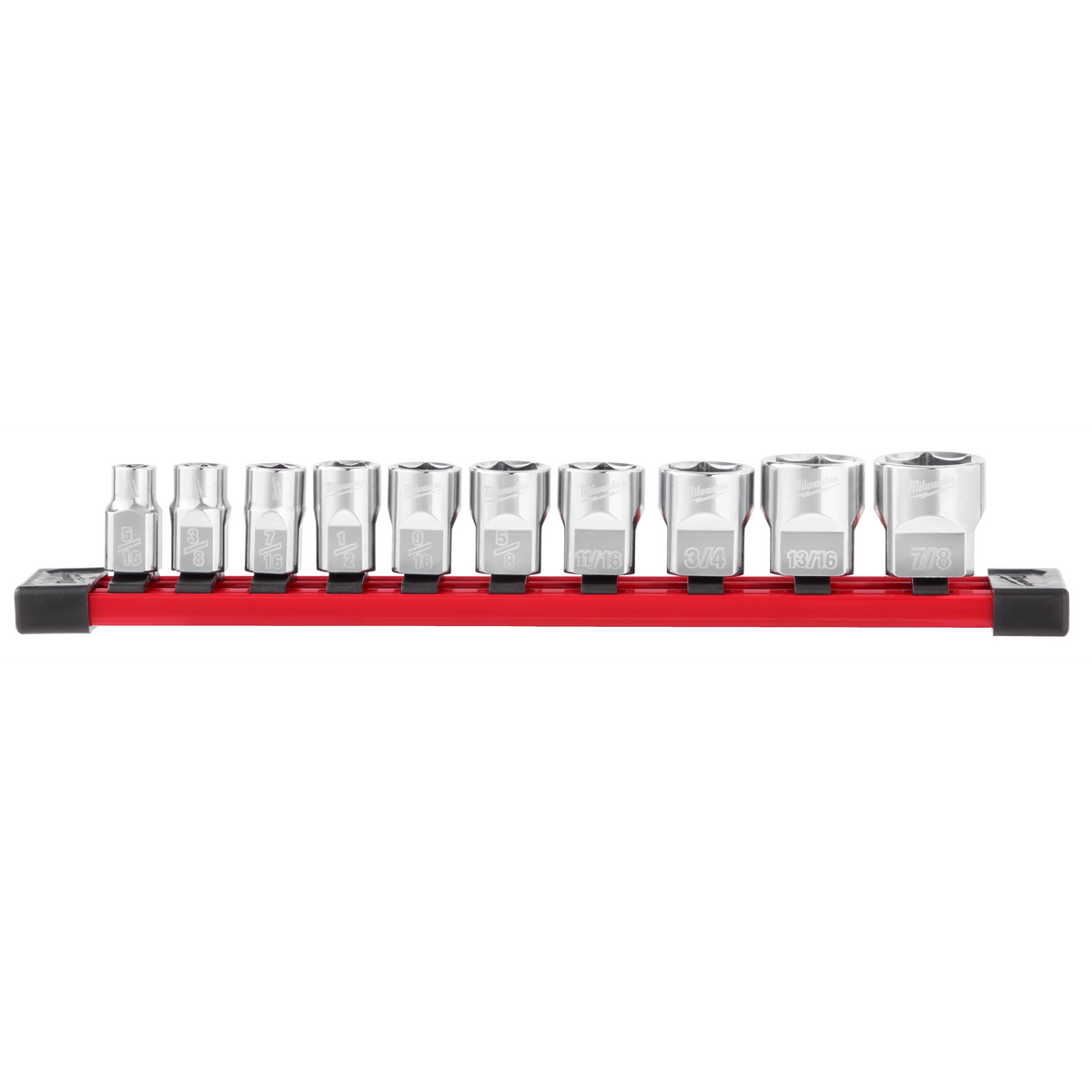 Milwaukee 48-22-9403 10pc 3/8" SAE Sockets with FOUR FLAT Sides