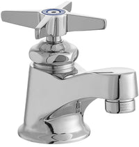 Chicago Faucets 700-COLDXKABCP Lead-Free Deck-mounted manual faucet, single-hole, single-supply