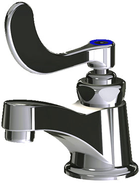 Chicago Faucets 701-317COLDABCP Lead-Free Deck-mounted manual faucet, single-hole, single-supply