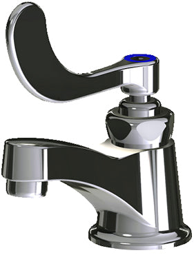 Chicago Faucets 701-E74-317COLDAB Lead-Free Deck-mounted manual faucet, single-hole, single-supply