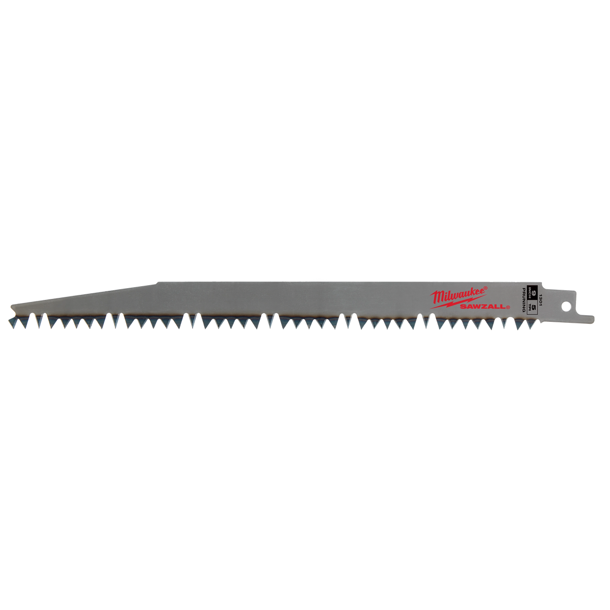 Milwaukee 48-00-1304 9" 5 TPI Fleam Ground Pruning SAWZALL Blade for Clean Wood (Pack of 5)