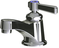 Chicago Faucets 730-E70COLDABCP Lead-Free Deck-mounted manual faucet, single-hole, single-supply