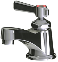 Chicago Faucets 730-HOTXKABCP Lead-Free Deck-mounted manual faucet, single-hole, single-supply