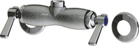 Chicago Faucets 737-LESARCF Wall-mounted manual faucet with 3-3/8" centers