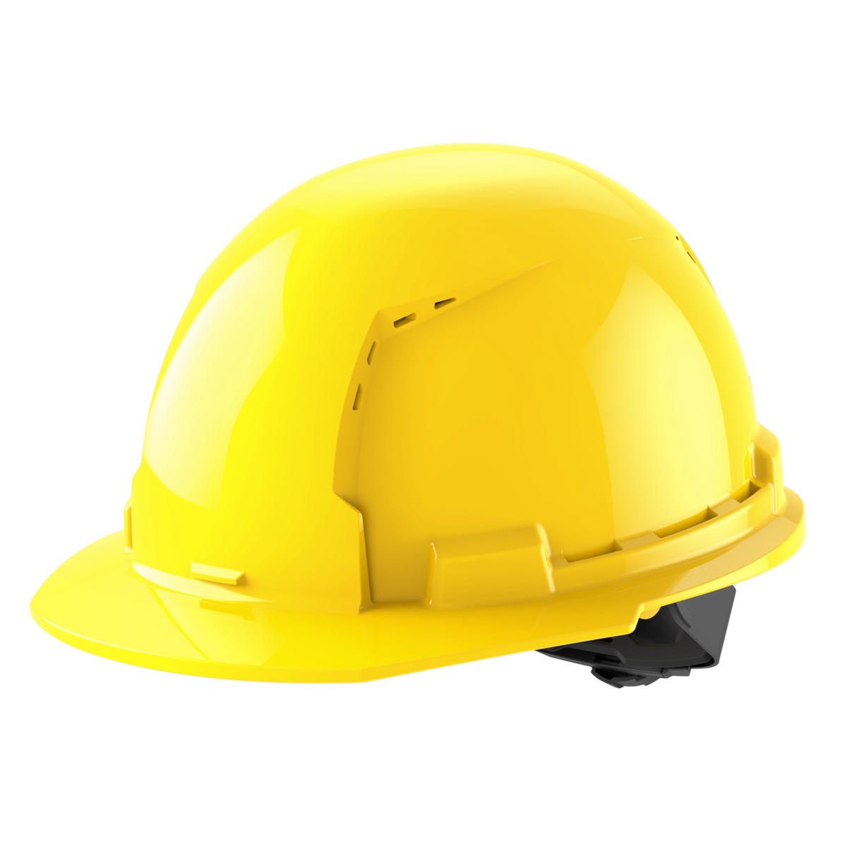 Milwaukee 48-73-1202 BOLT Yellow Front Brim Vented Hard Hat w/4pt Ratcheting Suspension (USA) - Type 1, Class C (Pack of 5)