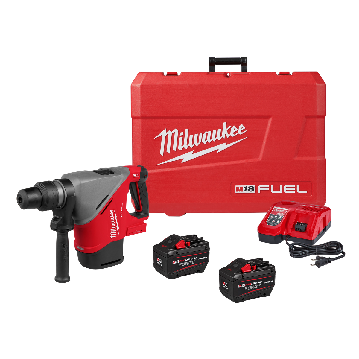 Milwaukee 2917-22HD M18 FUEL 1-9/16" SDS Max Rotary Hammer Kit w/ ONE KEY