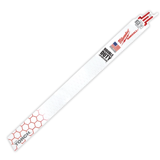 Milwaukee 48-01-2714 12" 10 TPI TORCH SAWZALL Blade for Thick Metal Bulk 25