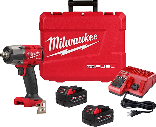 Milwaukee 2962-22R M18 FUEL 1/2 " Mid-Torque Impact Wrench w/ Friction Ring Kit
