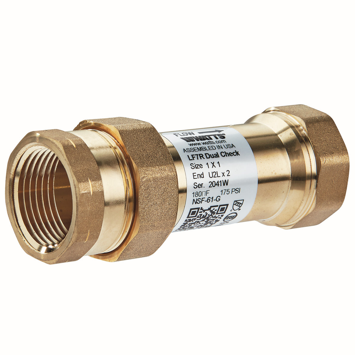 Watts LF7RU2L-2 1 X 1