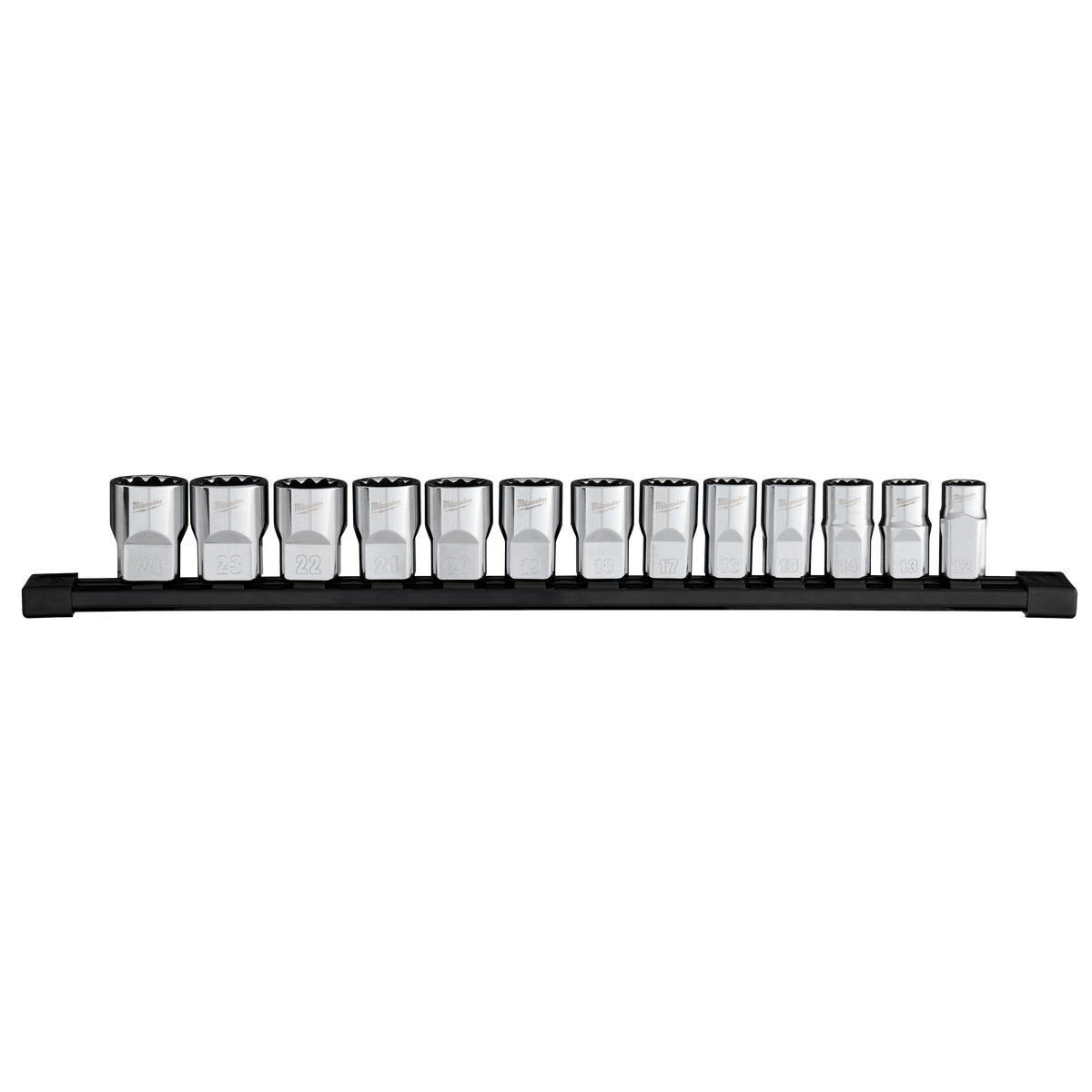 Milwaukee 48-22-9522 13pc 1/2” Drive 12-Point Metric Socket Set