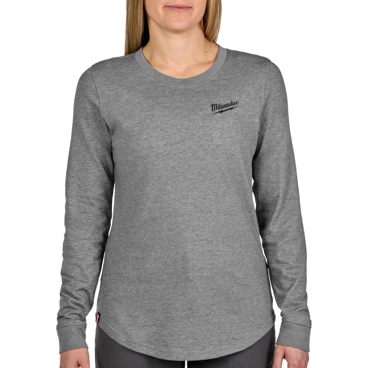 Milwaukee F552G-XS Women's FREEFLEX Hybrid Tee - Long Sleeve Gray XS
