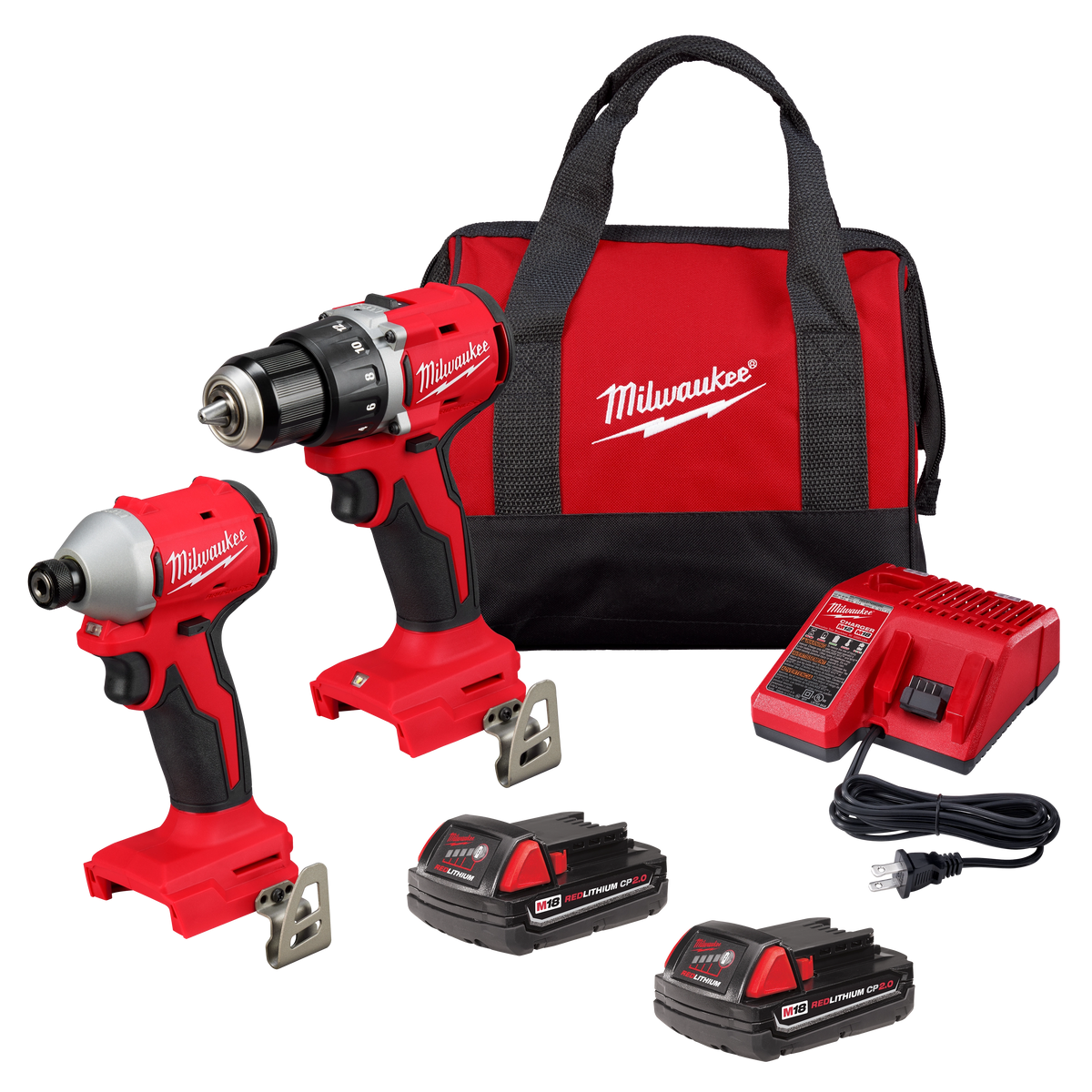Milwaukee 3692-22CT M18 Compact Brushless 2-Tool Combo Kit