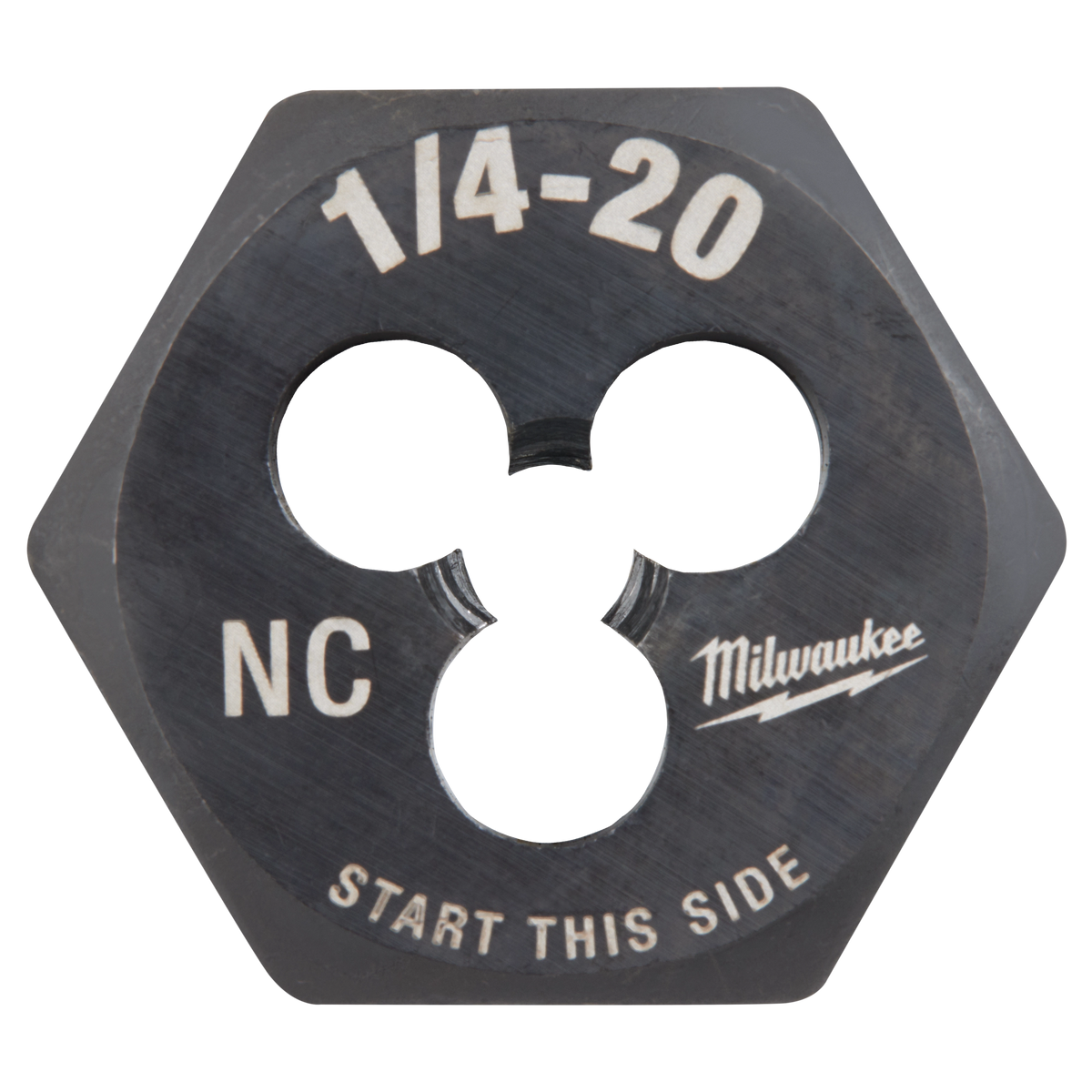 Milwaukee 49-57-5334 1/4"-20 NC 1-Inch Hex Threading Die