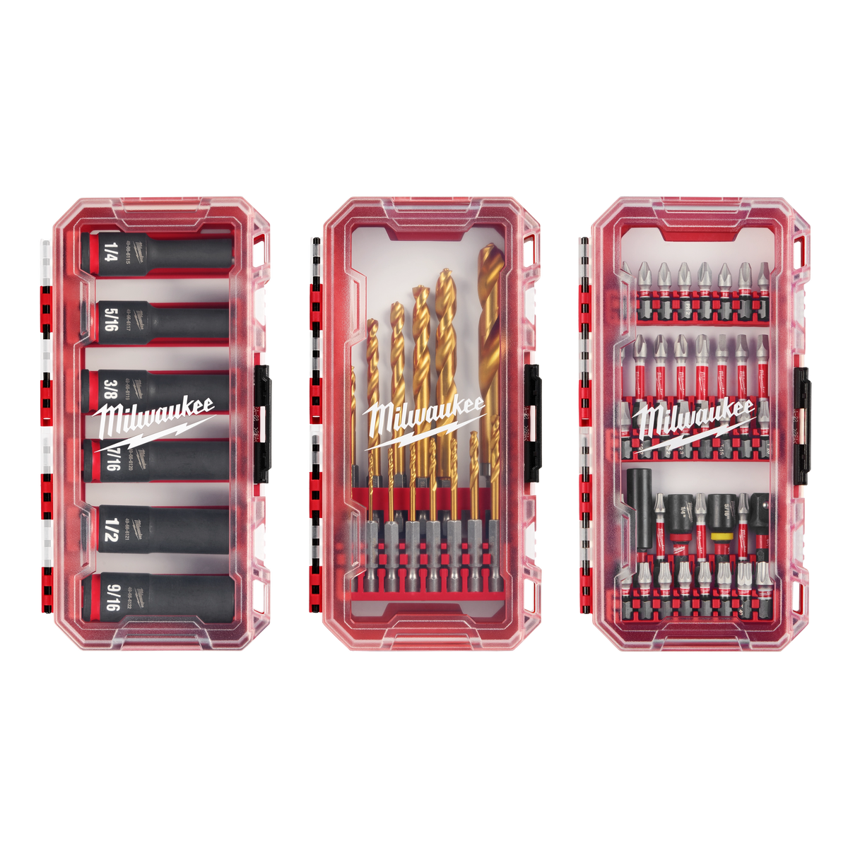Milwaukee 48-32-5162 SHOCKWAVE Impact Duty 60PC Drill, Drive & Fasten with PACKOUT