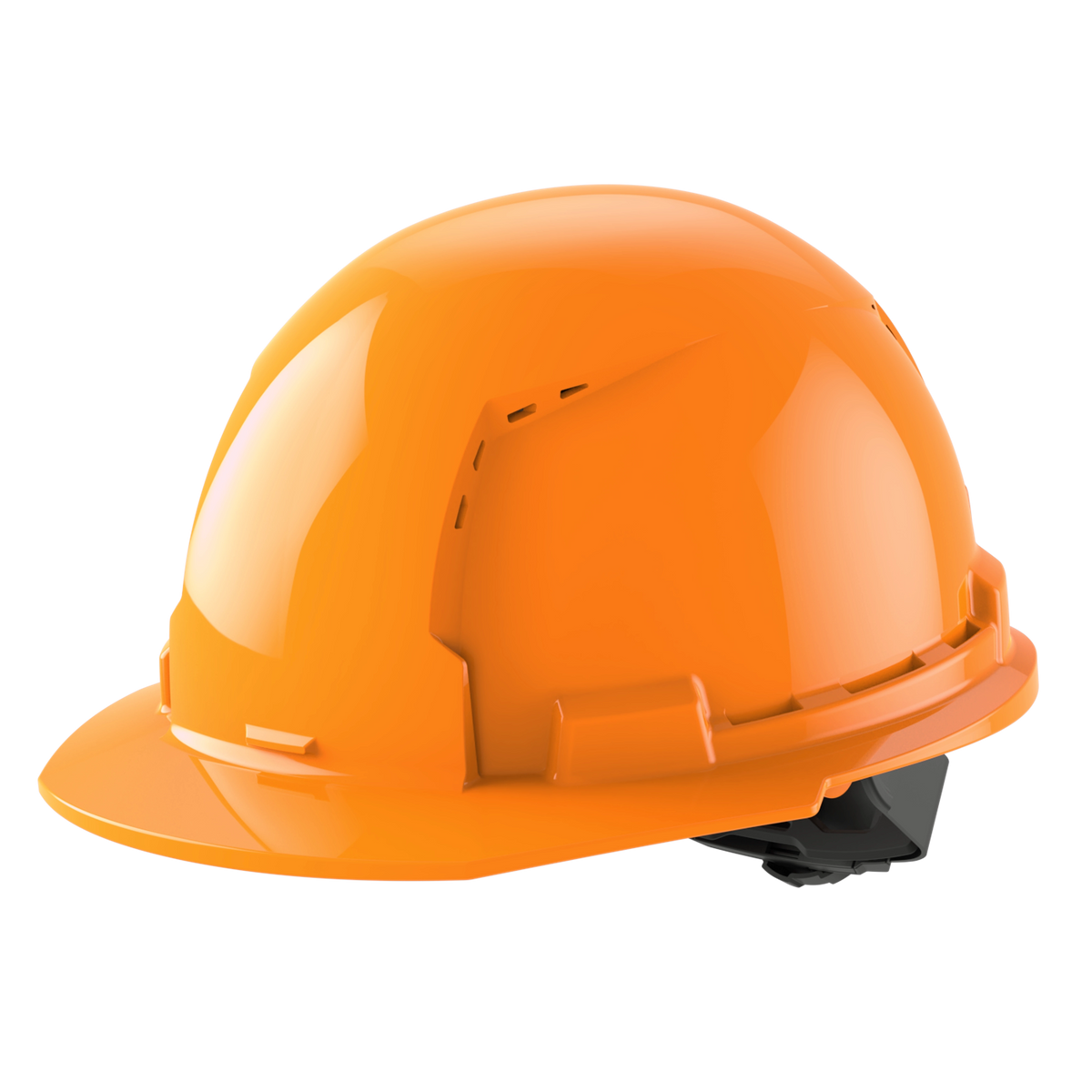 Milwaukee 48-73-1212 BOLT Orange Front Brim Vented Hard Hat w/4pt Ratcheting Suspension (USA) - Type 1, Class C (Pack of 5)