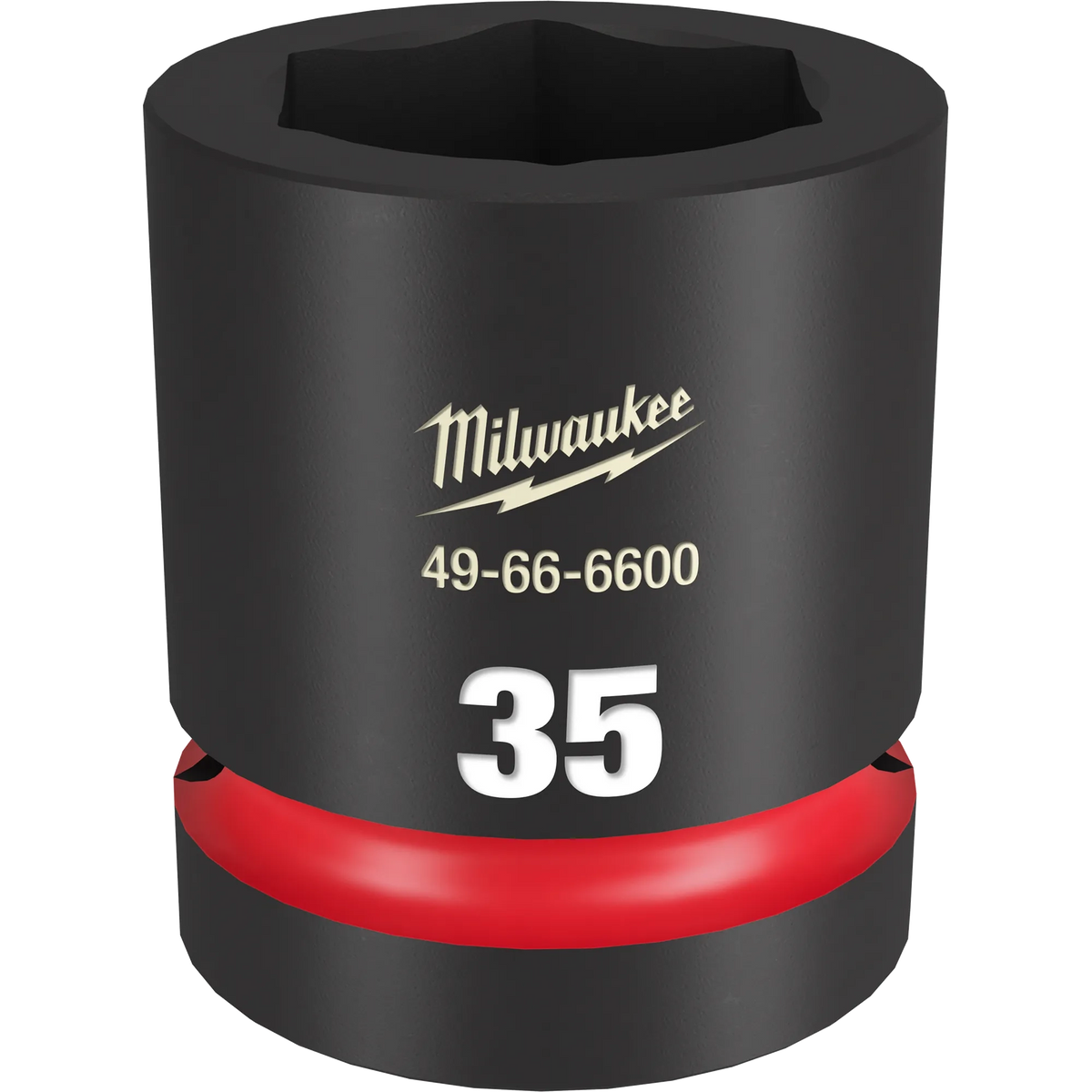 Milwaukee 49-66-6600 SHOCKWAVE Impact Duty 1" Drive 35MM Standard 6 Point Socket