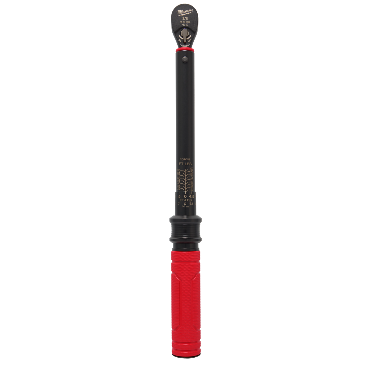 Milwaukee 48-22-9202 3/8” Drive Click Torque Wrench (20-100 ft·lbf)