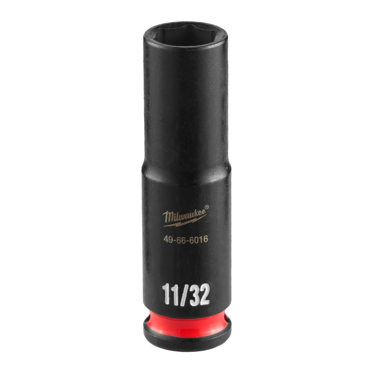 Milwaukee 49-66-6016 SHOCKWAVE Impact Duty 1/4" Drive 11/32" Deep 6 Point Socket