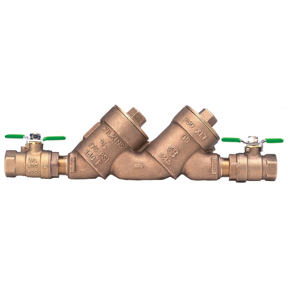 Zurn 2-950XLT2U Lead-Free Backflow Preventer - Double Check Valve Assembly with Top Access